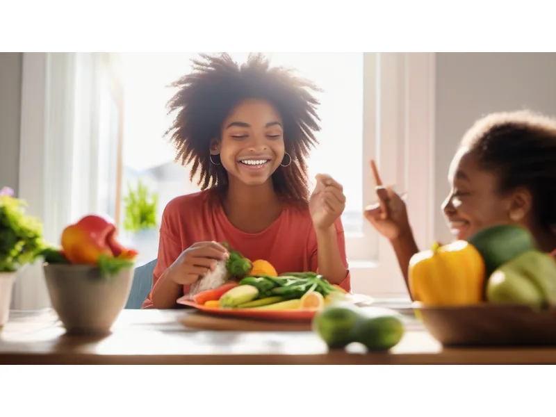 健康的な食事が気分を明るくする