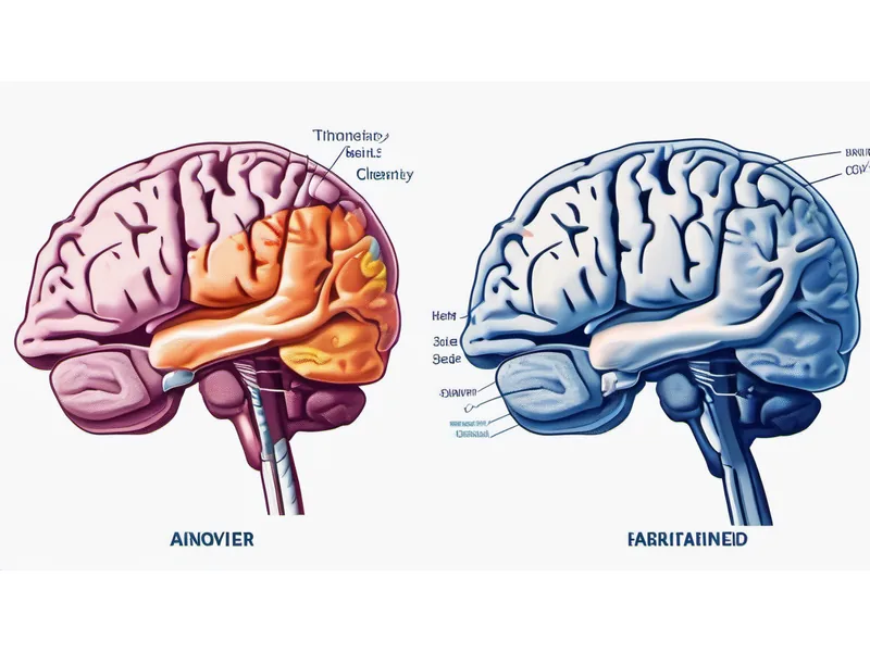 ダメージを受けた側と健康な側の変化に注目